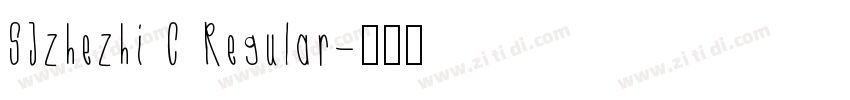 SJzhezhi C Regular字体转换